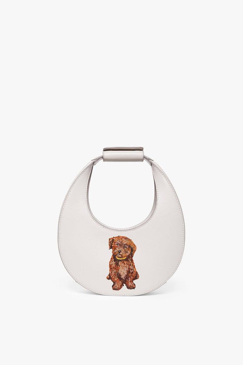 Image CUSTOM MINI MOON BAG | CREAM 1 of 8 and Clicking this image will trigger a zoom pop-up