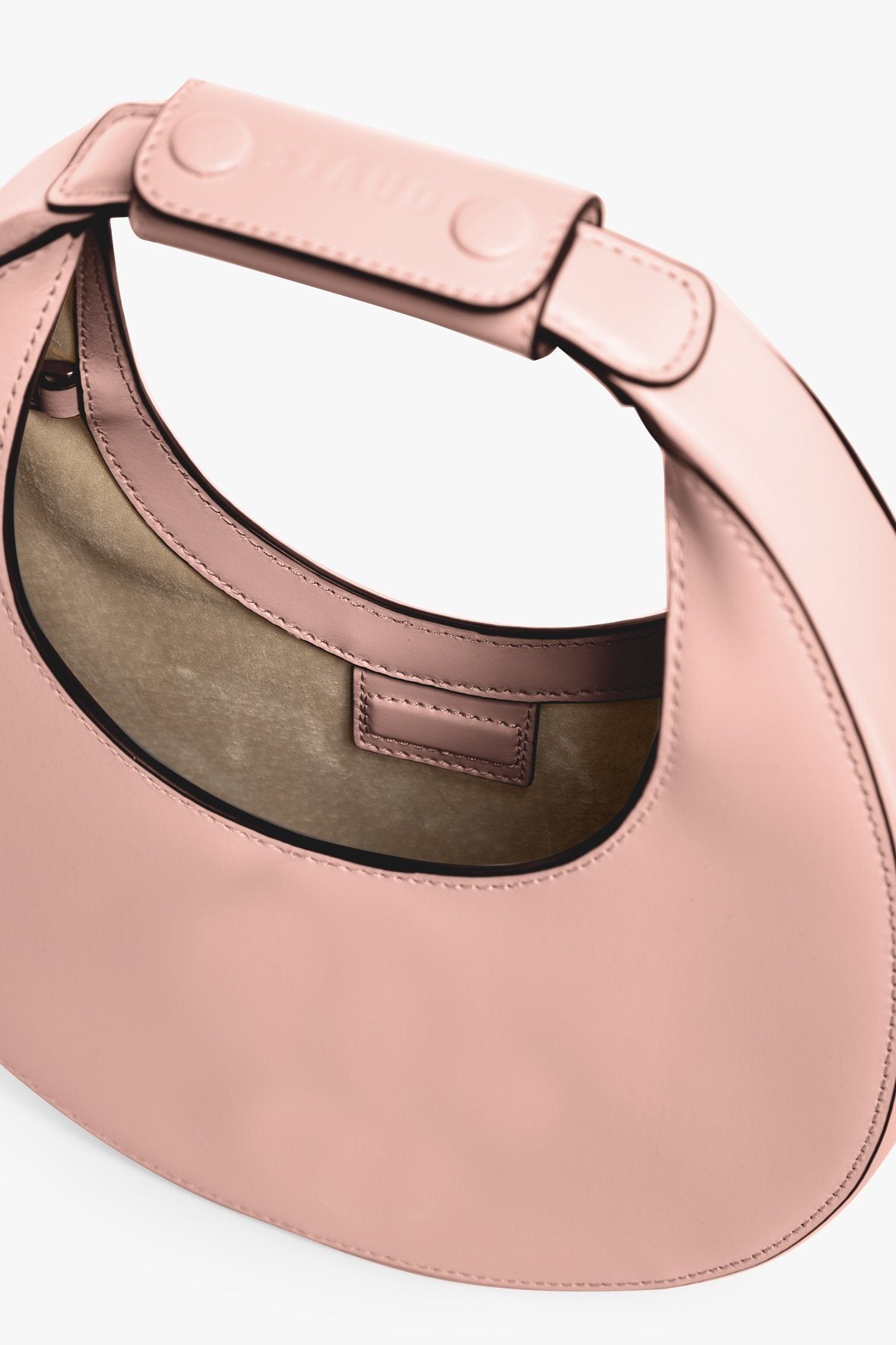 Image MINI MOON BAG | DARK BLUSH 3 of 6 and Clicking this image will trigger a zoom pop-up