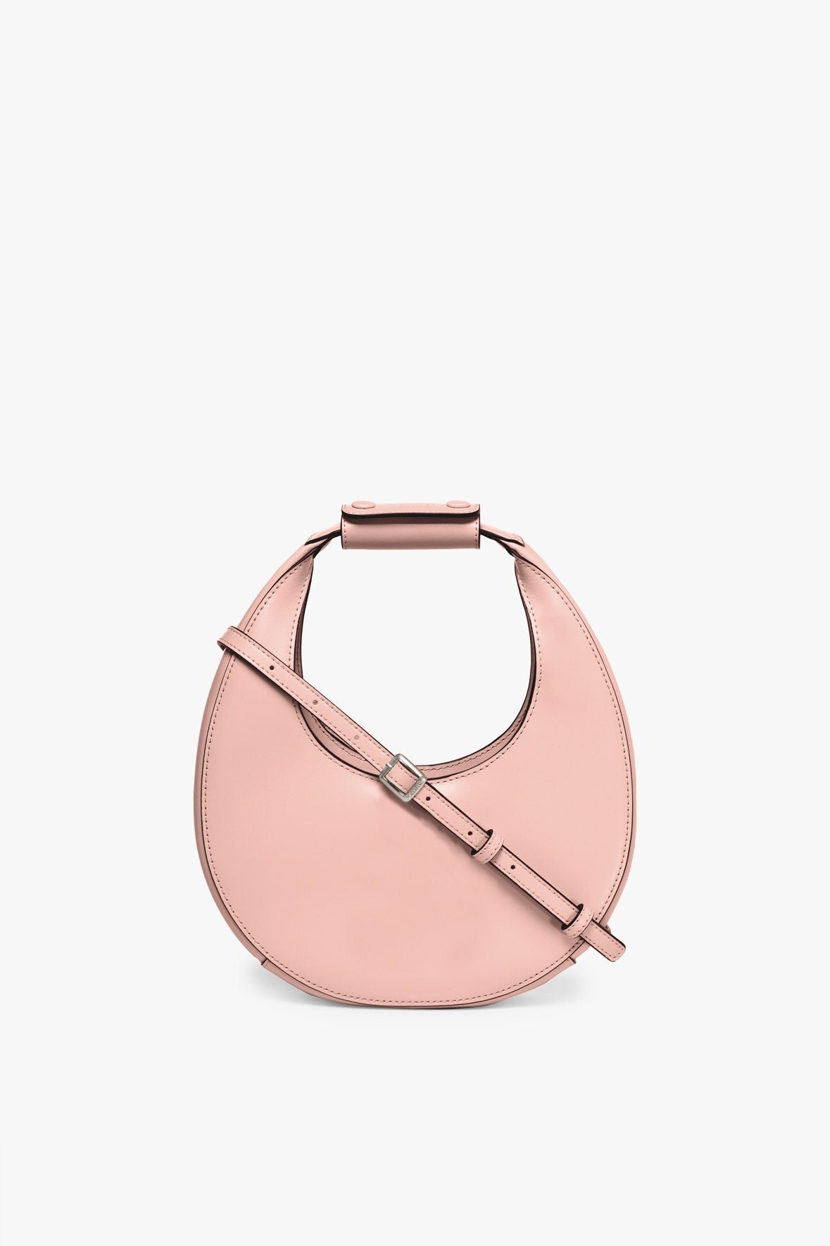 Image MINI MOON BAG | DARK BLUSH 1 of 6 and Clicking this image will trigger a zoom pop-up