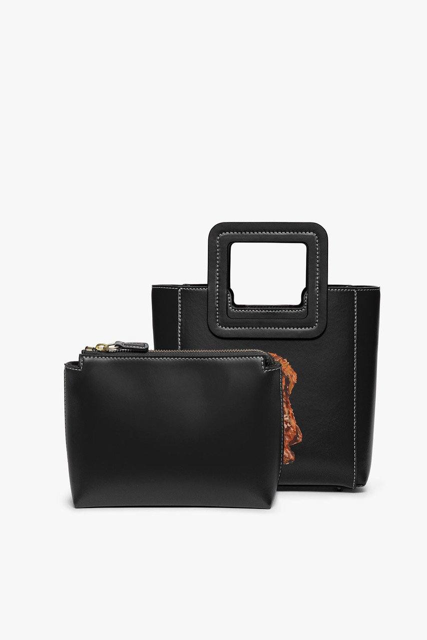 Image CUSTOM MINI SHIRLEY LEATHER BAG | BLACK 6 of 8 and Clicking this image will trigger a zoom pop-up