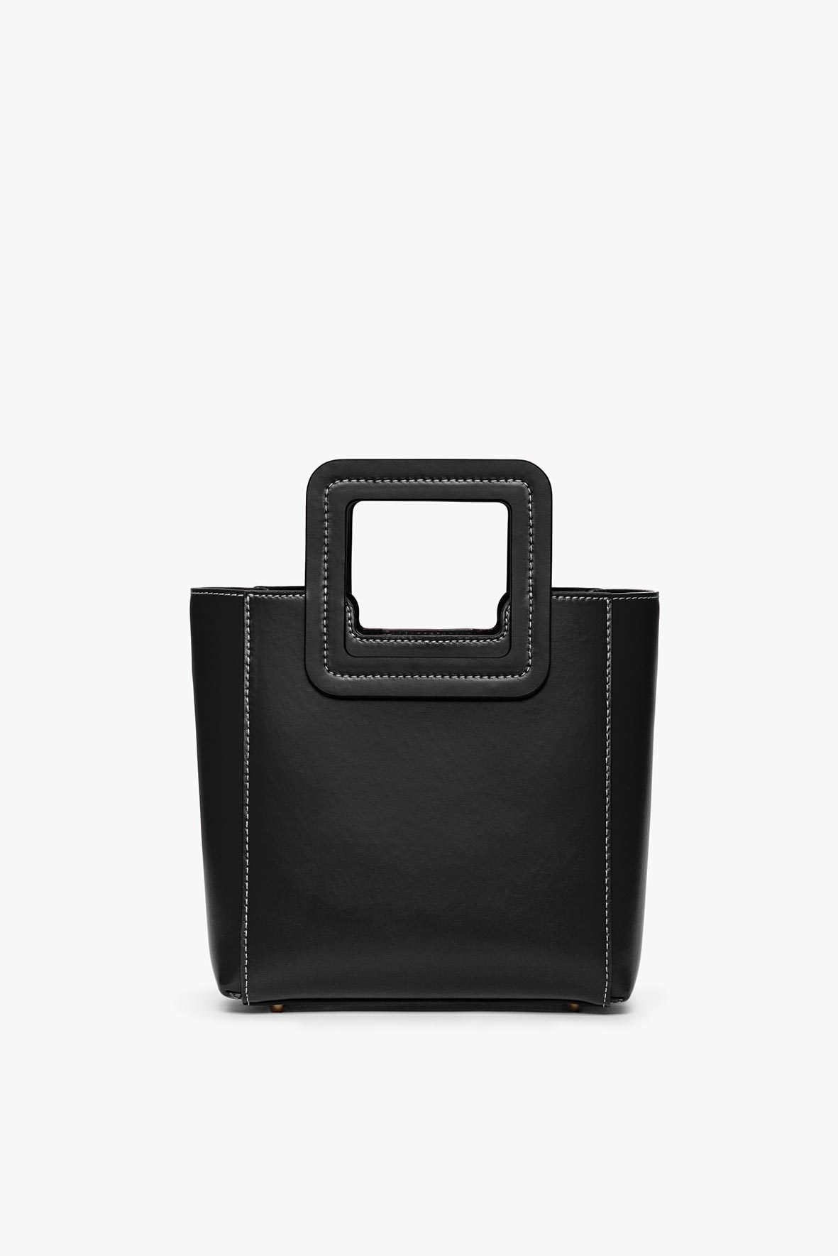 Image MINI SHIRLEY LEATHER BAG | BLACK 4 of 8 and Clicking this image will trigger a zoom pop-up