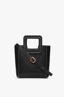 Image MINI SHIRLEY LEATHER BAG | BLACK 1 of 8