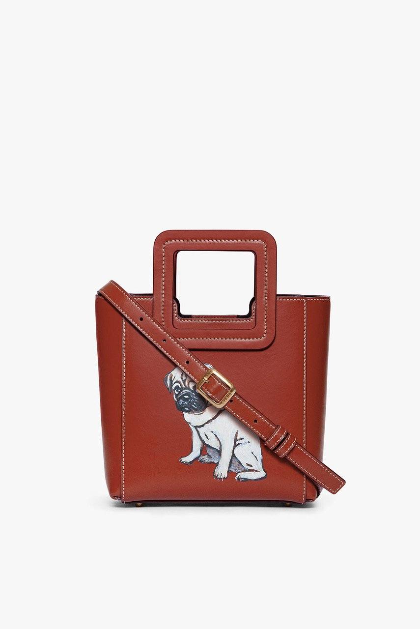 Image CUSTOM MINI SHIRLEY LEATHER BAG | COGNAC 2 of 7 and Clicking this image will trigger a zoom pop-up