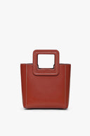 Image MINI SHIRLEY LEATHER BAG | COGNAC 3 of 9