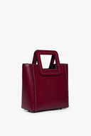 Image MINI SHIRLEY LEATHER BAG | RASPBERRY 6 of 8