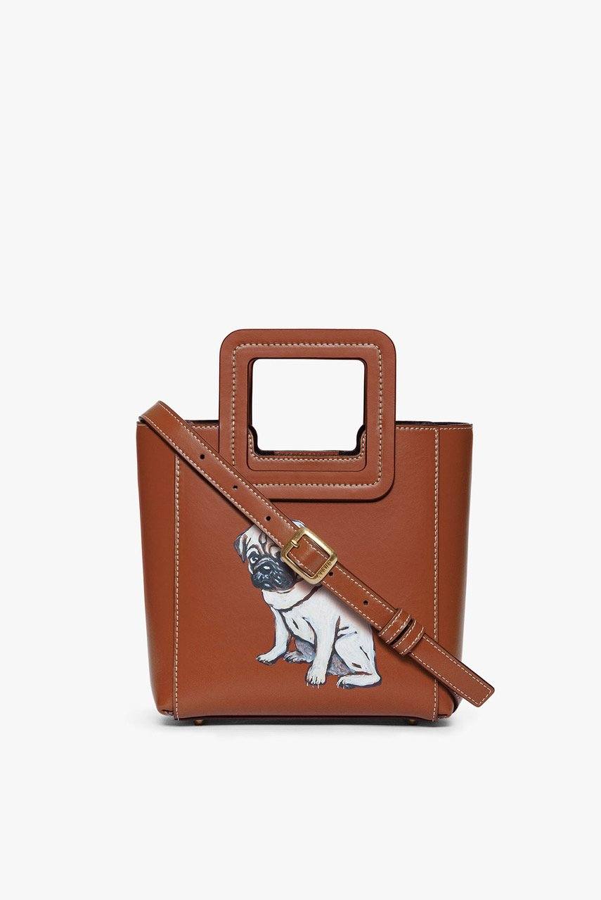 Image CUSTOM MINI SHIRLEY LEATHER BAG | TAN 3 of 7 and Clicking this image will trigger a zoom pop-up