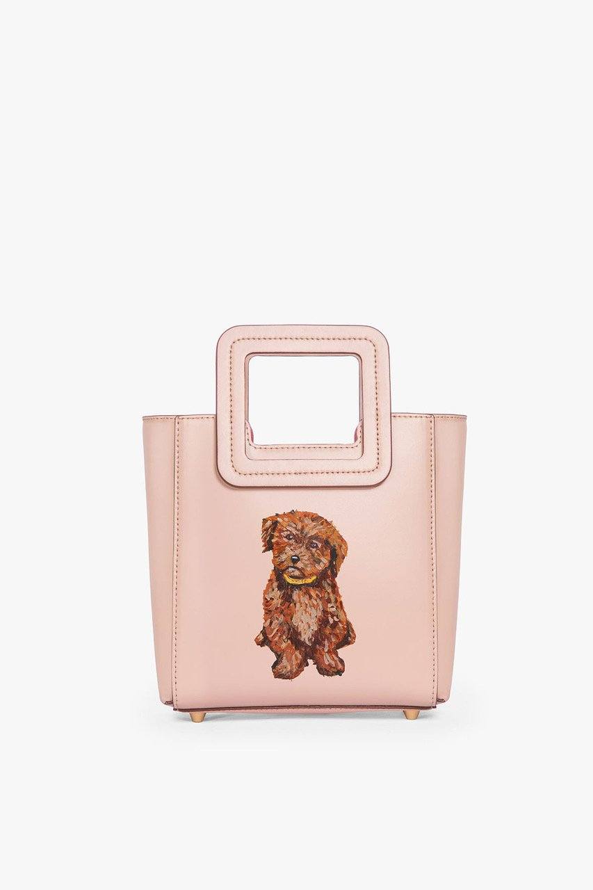 Image CUSTOM MINI SHIRLEY LEATHER BAG | BLUSH 1 of 9 and Clicking this image will trigger a zoom pop-up