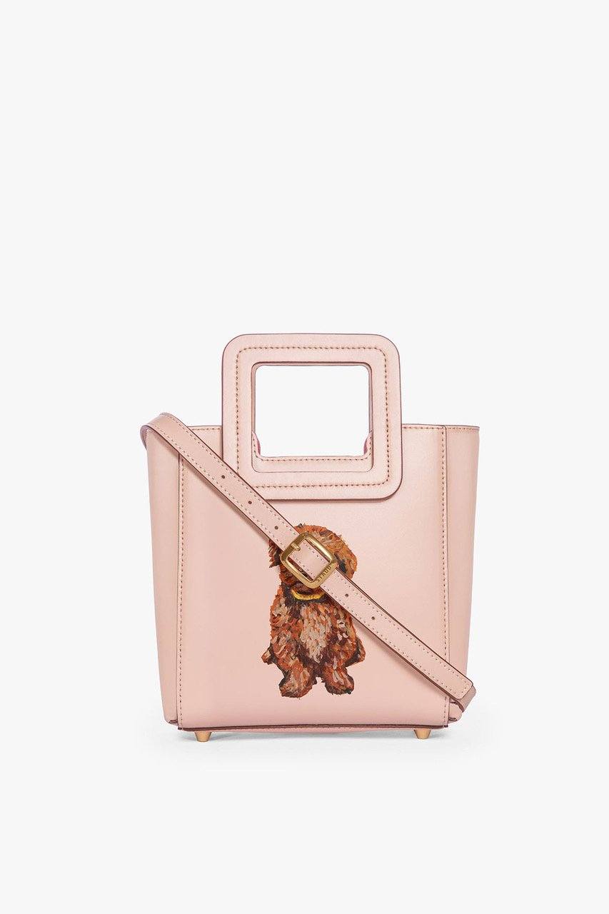 Image CUSTOM MINI SHIRLEY LEATHER BAG | BLUSH 3 of 9 and Clicking this image will trigger a zoom pop-up