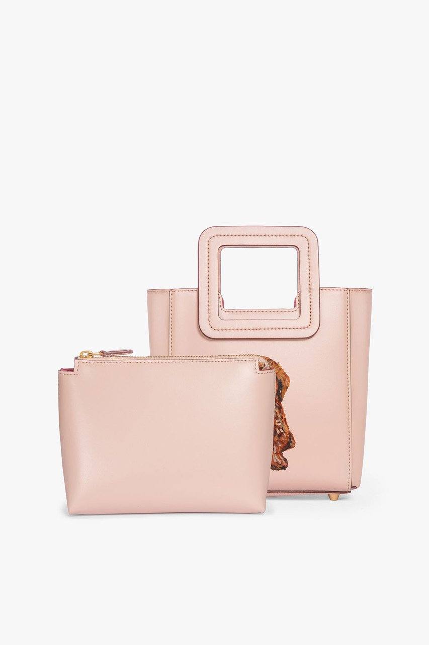 Image CUSTOM MINI SHIRLEY LEATHER BAG | BLUSH 7 of 9 and Clicking this image will trigger a zoom pop-up