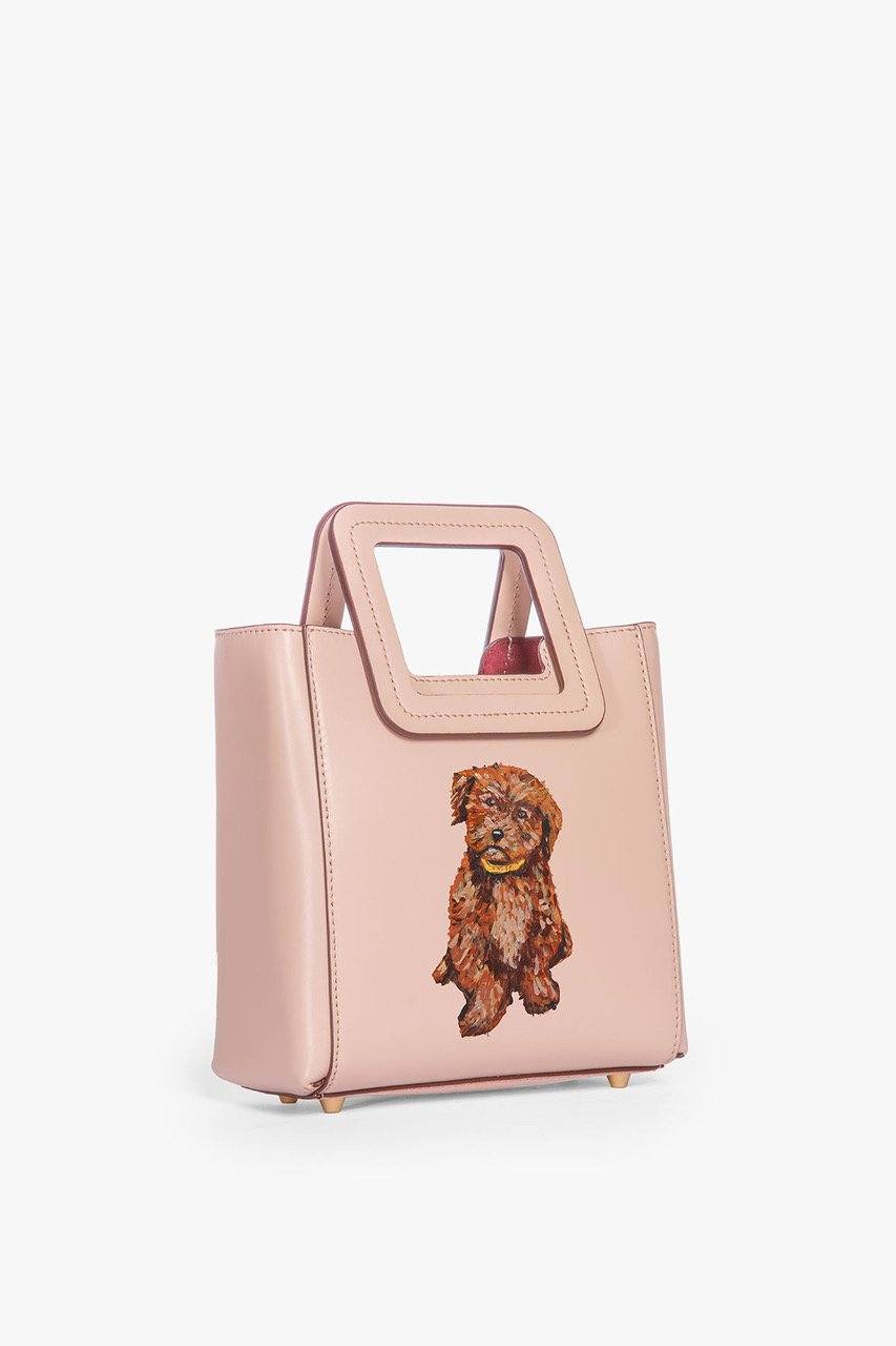 Image CUSTOM MINI SHIRLEY LEATHER BAG | BLUSH 5 of 9 and Clicking this image will trigger a zoom pop-up