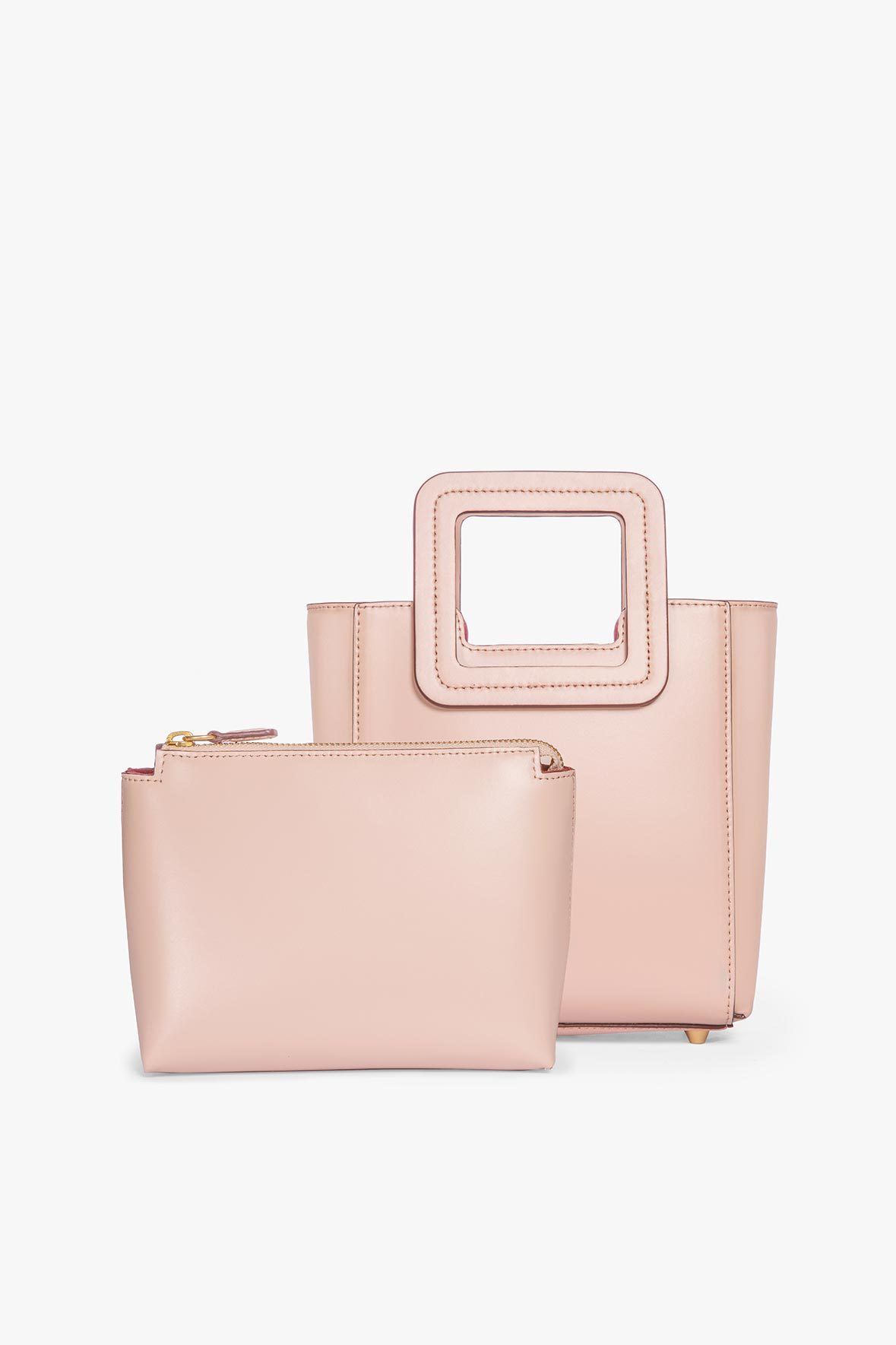 Image MINI SHIRLEY LEATHER BAG | BLUSH 3 of 9 and Clicking this image will trigger a zoom pop-up