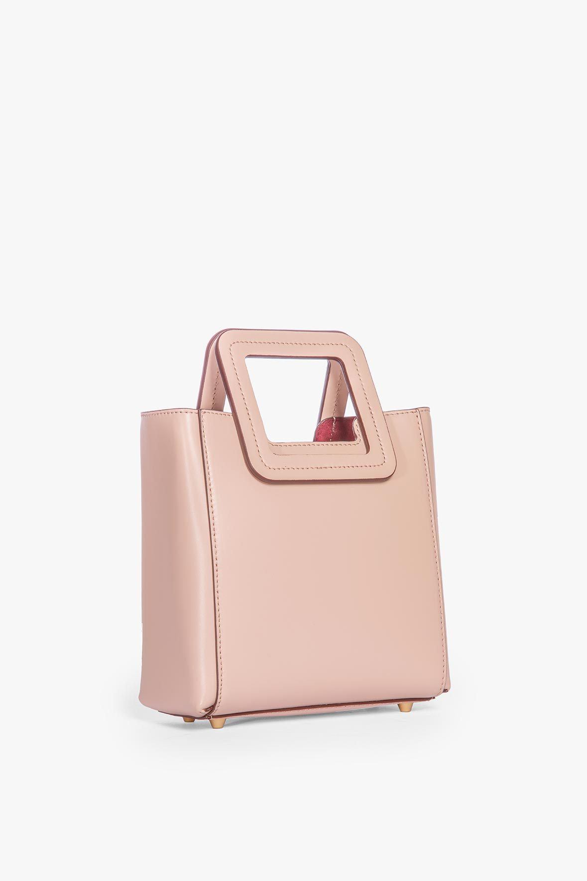 Image MINI SHIRLEY LEATHER BAG | BLUSH 6 of 9 and Clicking this image will trigger a zoom pop-up