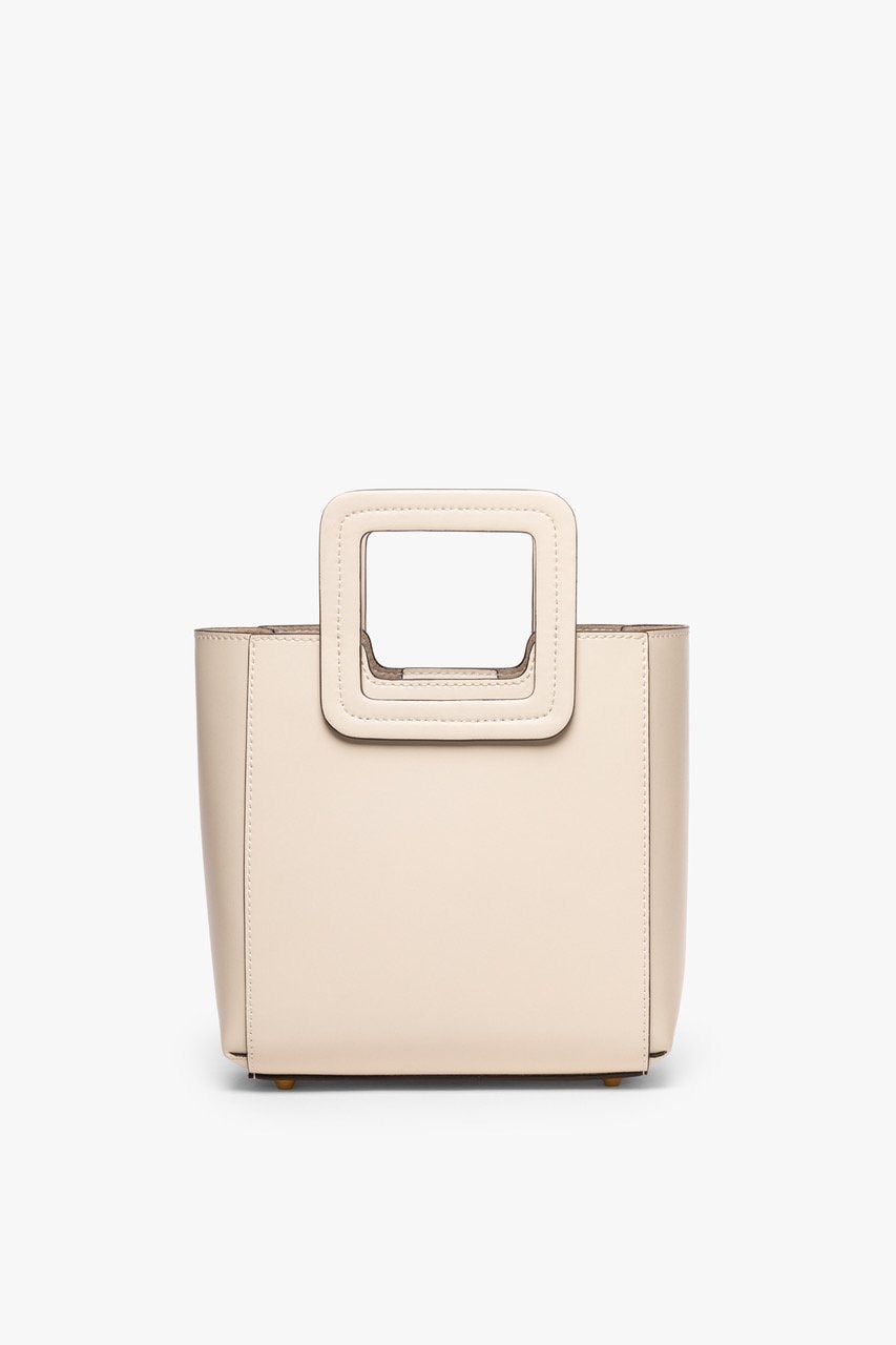 Image MINI SHIRLEY LEATHER BAG | CREAM 5 of 9 and Clicking this image will trigger a zoom pop-up