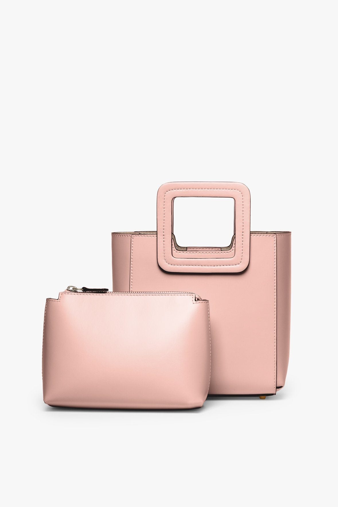 Image MINI SHIRLEY LEATHER BAG | DARK BLUSH 5 of 7 and Clicking this image will trigger a zoom pop-up