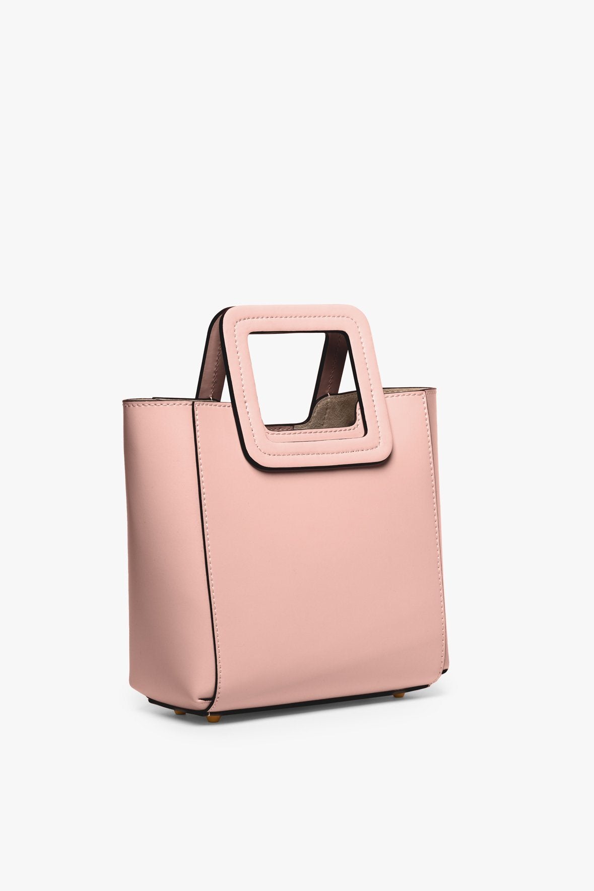 Image MINI SHIRLEY LEATHER BAG | DARK BLUSH 4 of 7 and Clicking this image will trigger a zoom pop-up