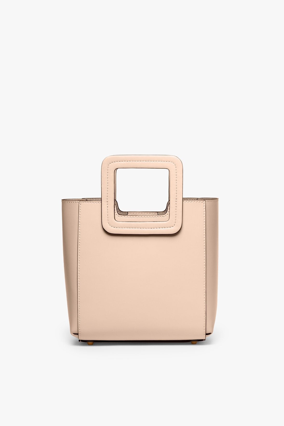 Image MINI SHIRLEY LEATHER BAG | DUNE 2 of 7 and Clicking this image will trigger a zoom pop-up