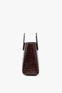 Image MINI SHIRLEY LEATHER BAG | MAHOGANY CROC EMBOSSED 4 of 9