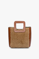 Image MINI SHIRLEY SHEARLING BAG | NATURAL TAN 6 of 9