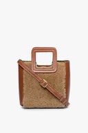 Image MINI SHIRLEY SHEARLING BAG | NATURAL TAN 1 of 9