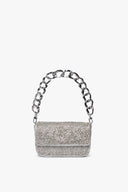 Image MINI TOMMY RHINESTONE BAG | SILVER 1 of 11