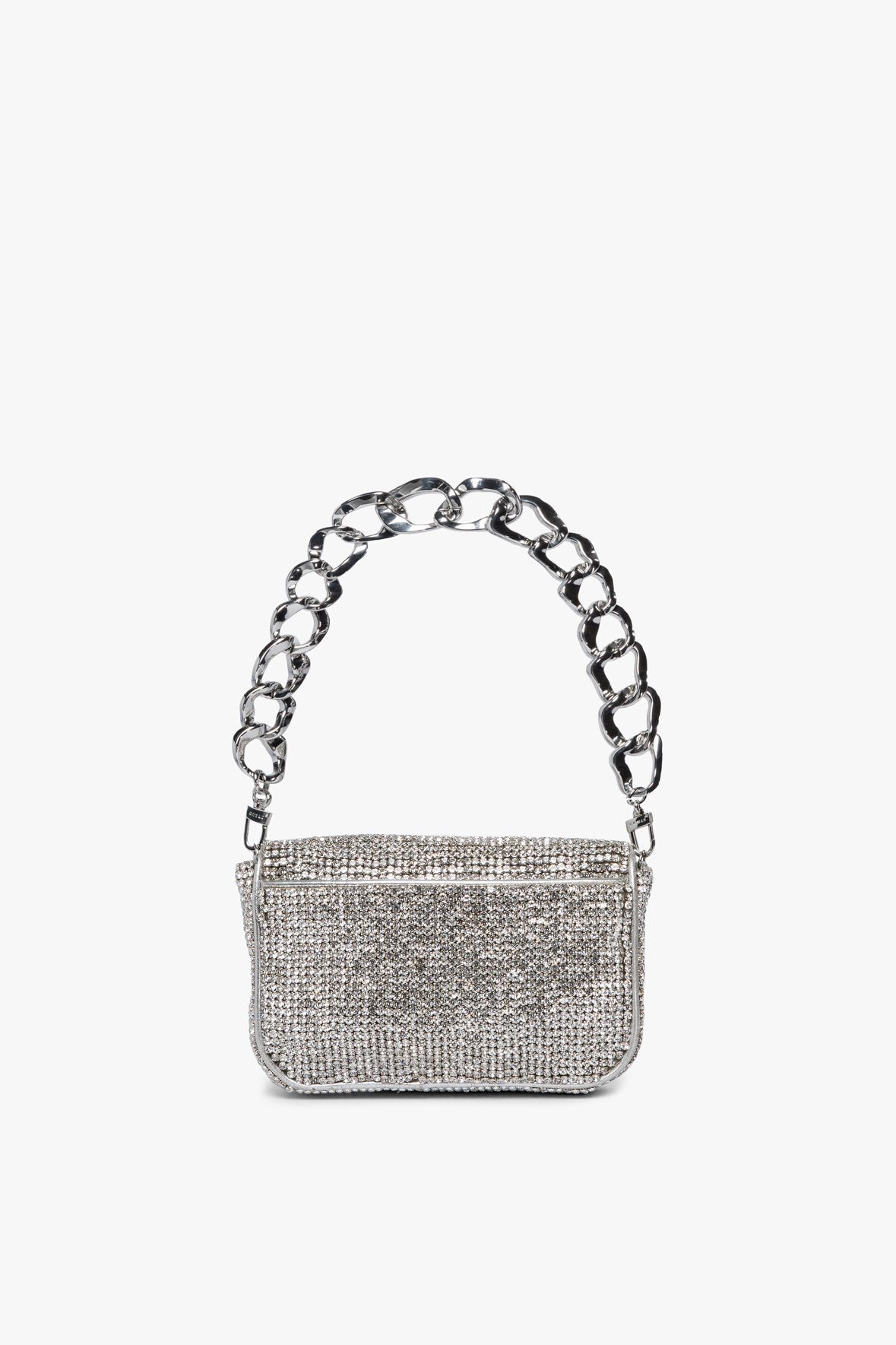 Image MINI TOMMY RHINESTONE BAG | SILVER 6 of 11 and Clicking this image will trigger a zoom pop-up