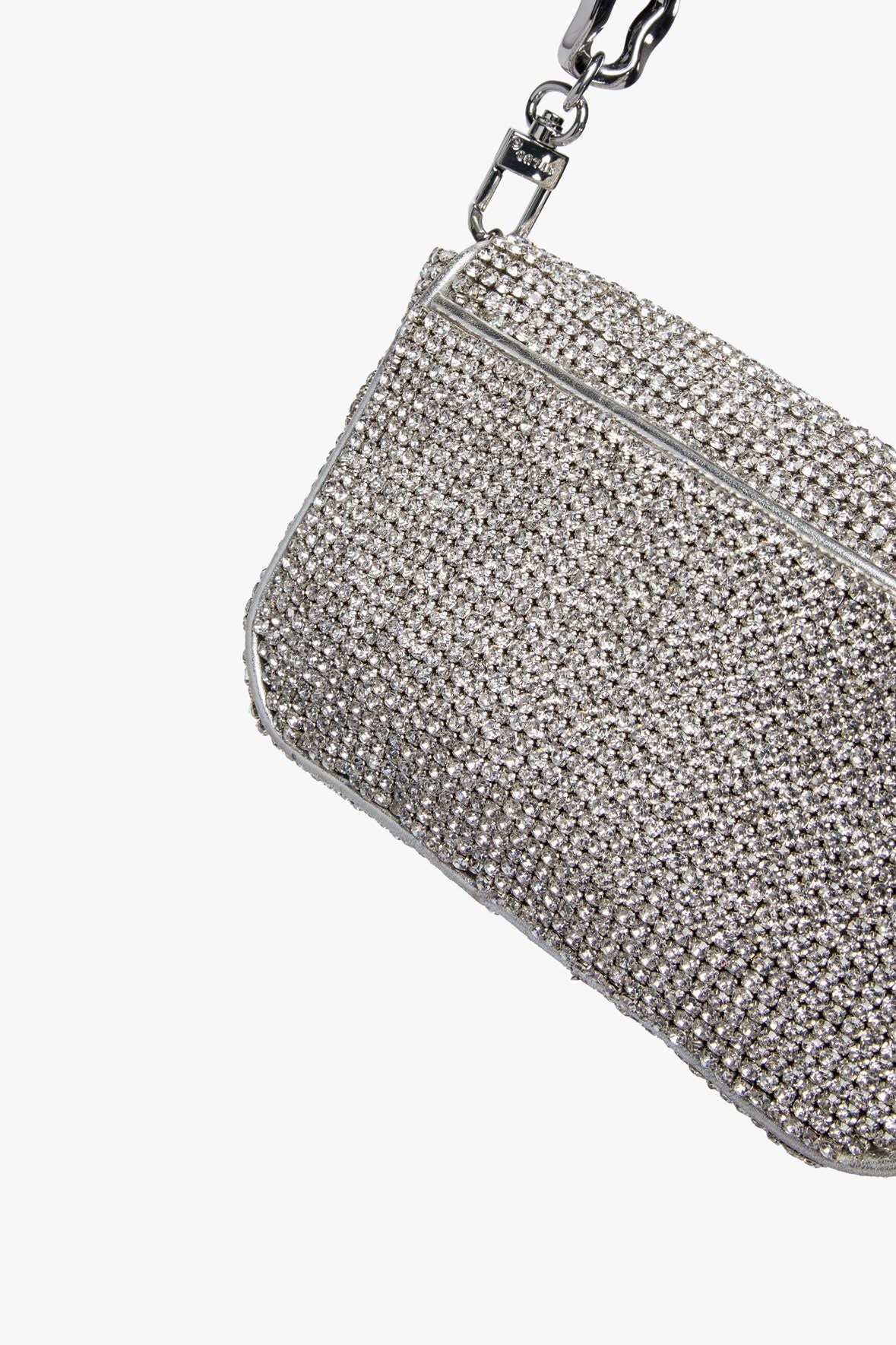 Image MINI TOMMY RHINESTONE BAG | SILVER 11 of 11 and Clicking this image will trigger a zoom pop-up