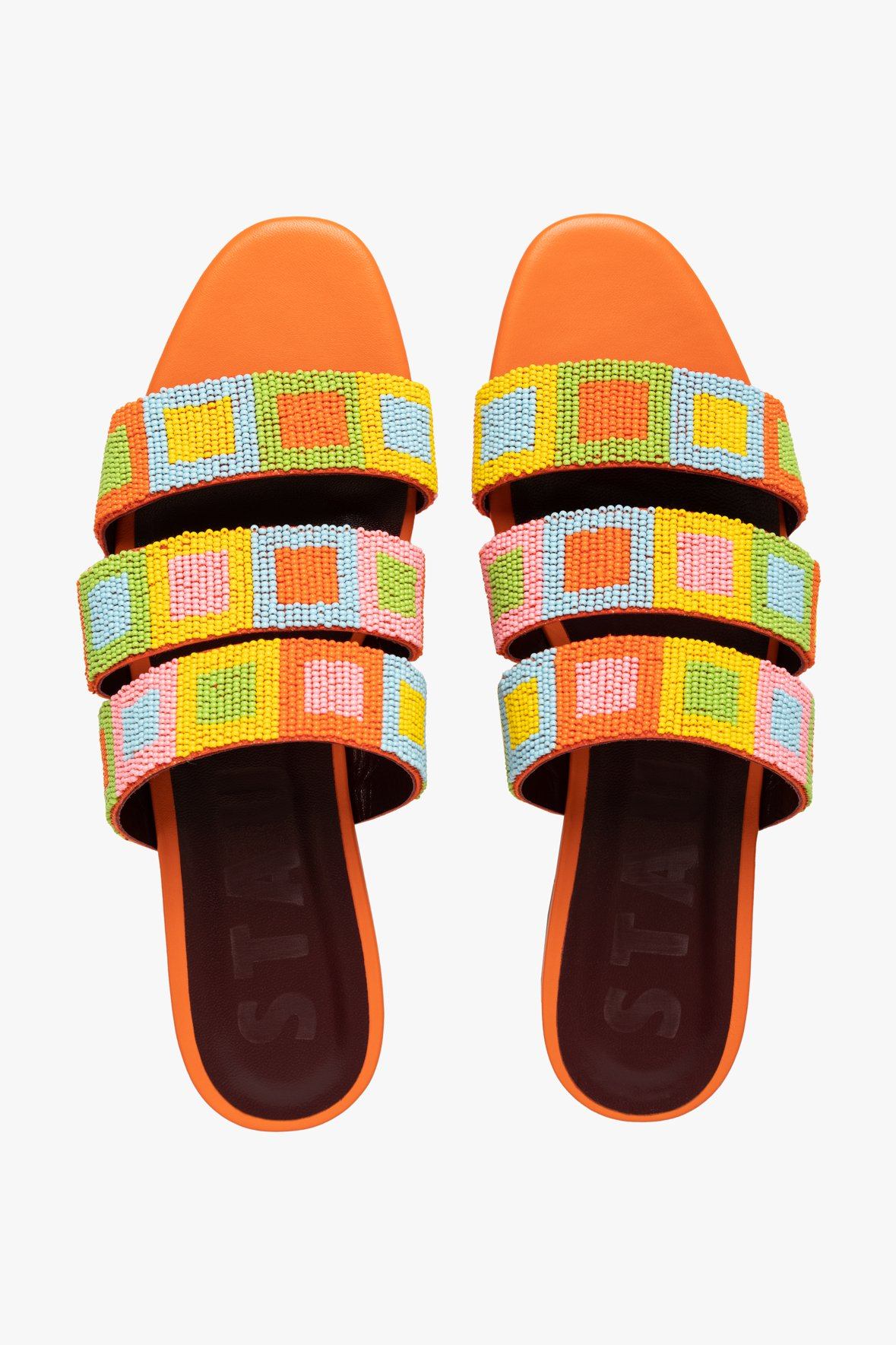 Image MONA BEADED SANDAL | MULTI MOSAIC 4 of 7 and Clicking this image will trigger a zoom pop-up