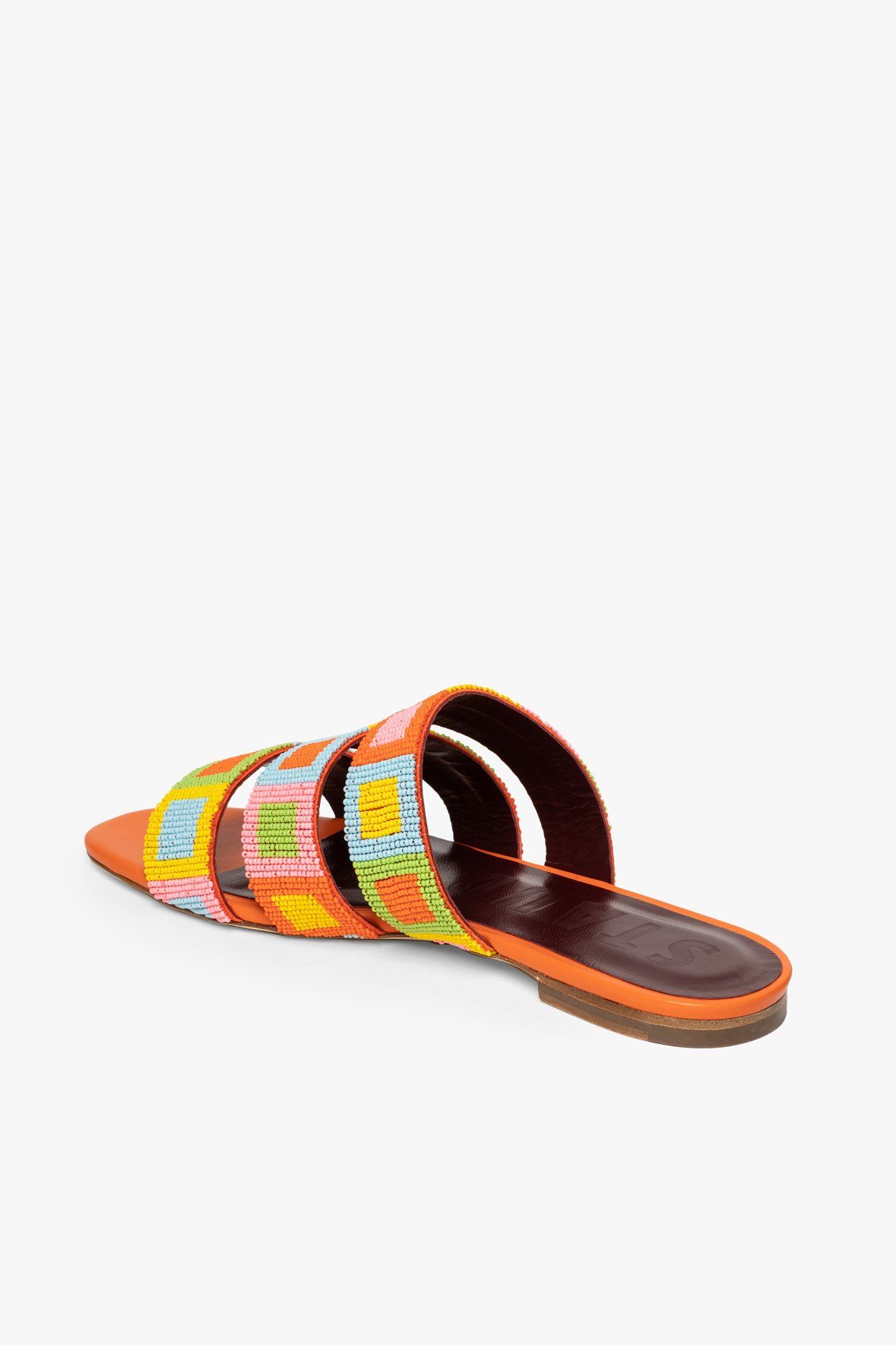 Image MONA BEADED SANDAL | MULTI MOSAIC 3 of 7 and Clicking this image will trigger a zoom pop-up