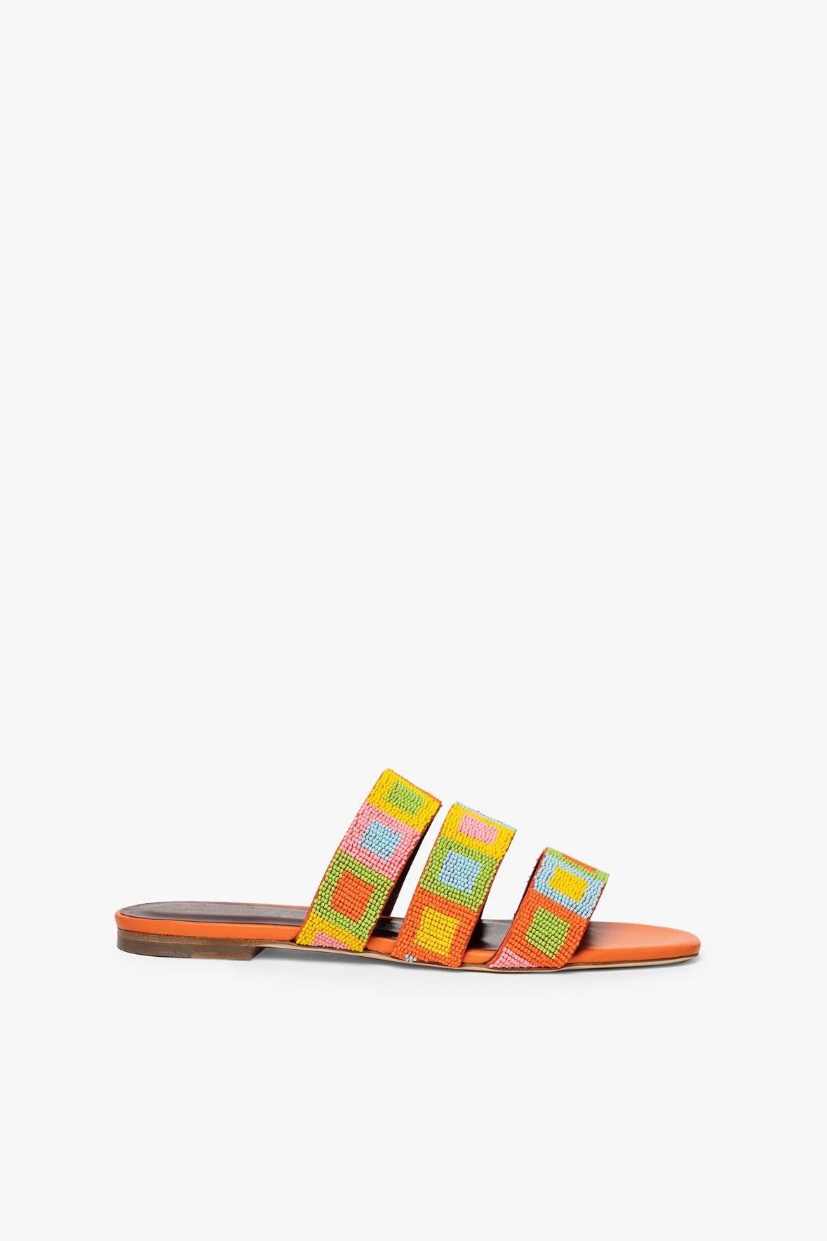 Image MONA BEADED SANDAL | MULTI MOSAIC 7 of 7 and Clicking this image will trigger a zoom pop-up