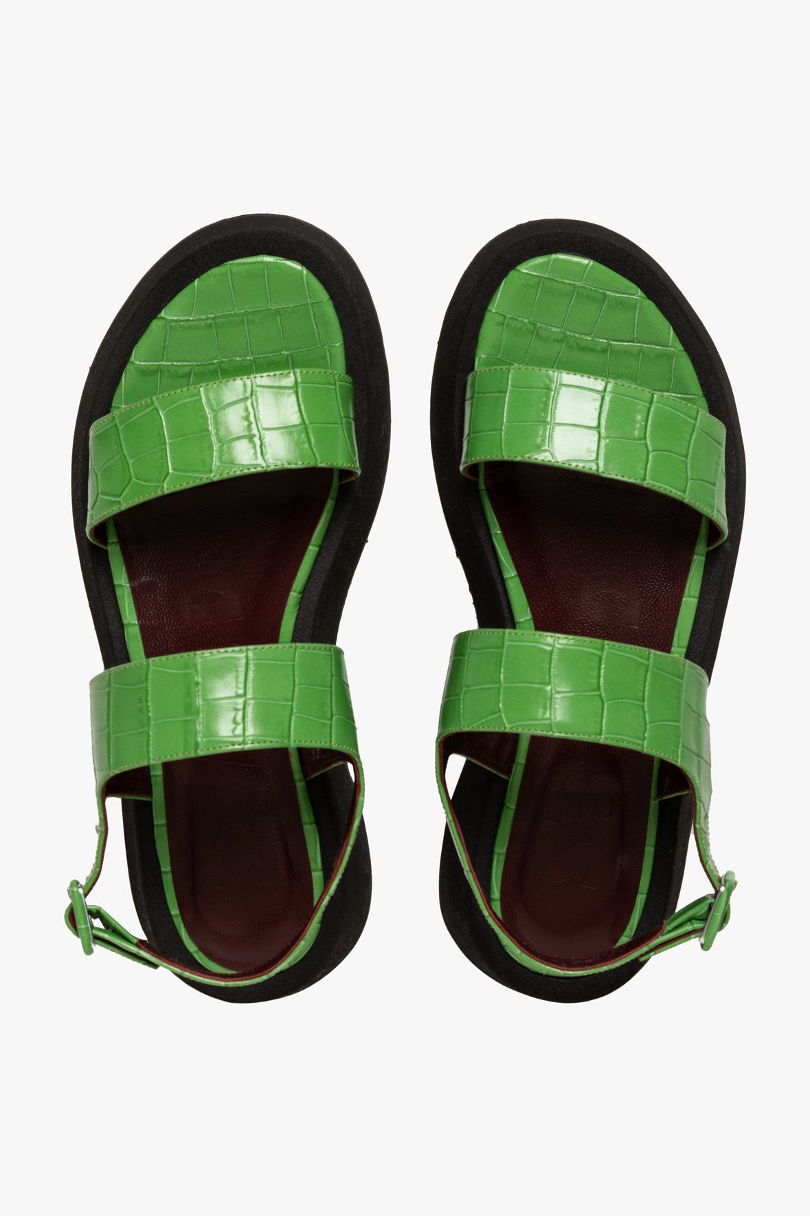 Image NICKY SANDAL | KELLY CROC EMBOSSED 5 of 7 and Clicking this image will trigger a zoom pop-up