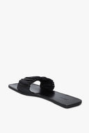 Image NINA RUCHED SANDAL | BLACK 4 of 4