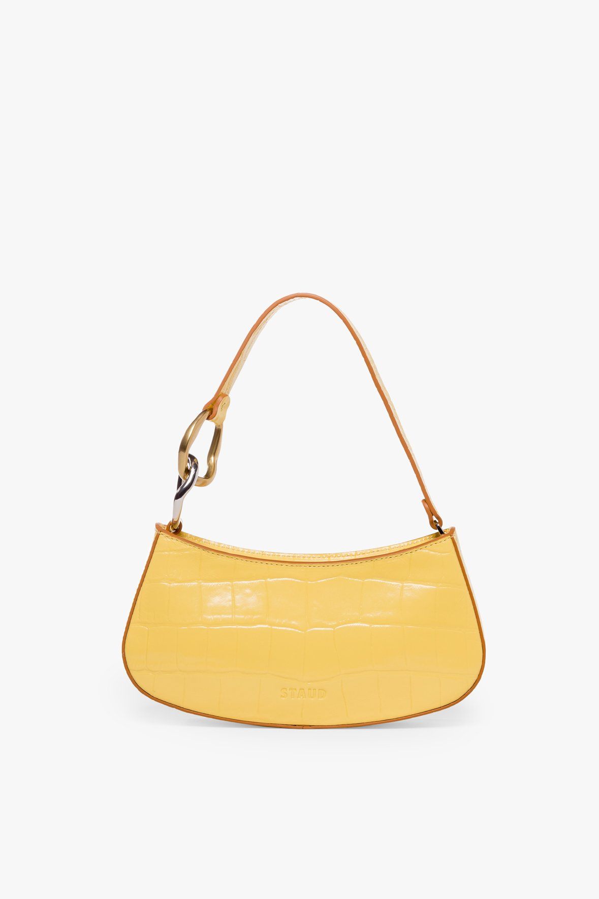 Image OLLIE BAG | WALLFLOWER CROC EMBOSSED 3 of 6 and Clicking this image will trigger a zoom pop-up