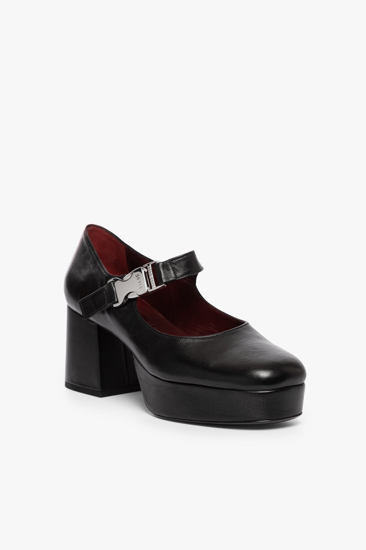 Image OZZY BUCKLE PLATFORM | BLACK 1 of 7 and Clicking this image will trigger a zoom pop-up