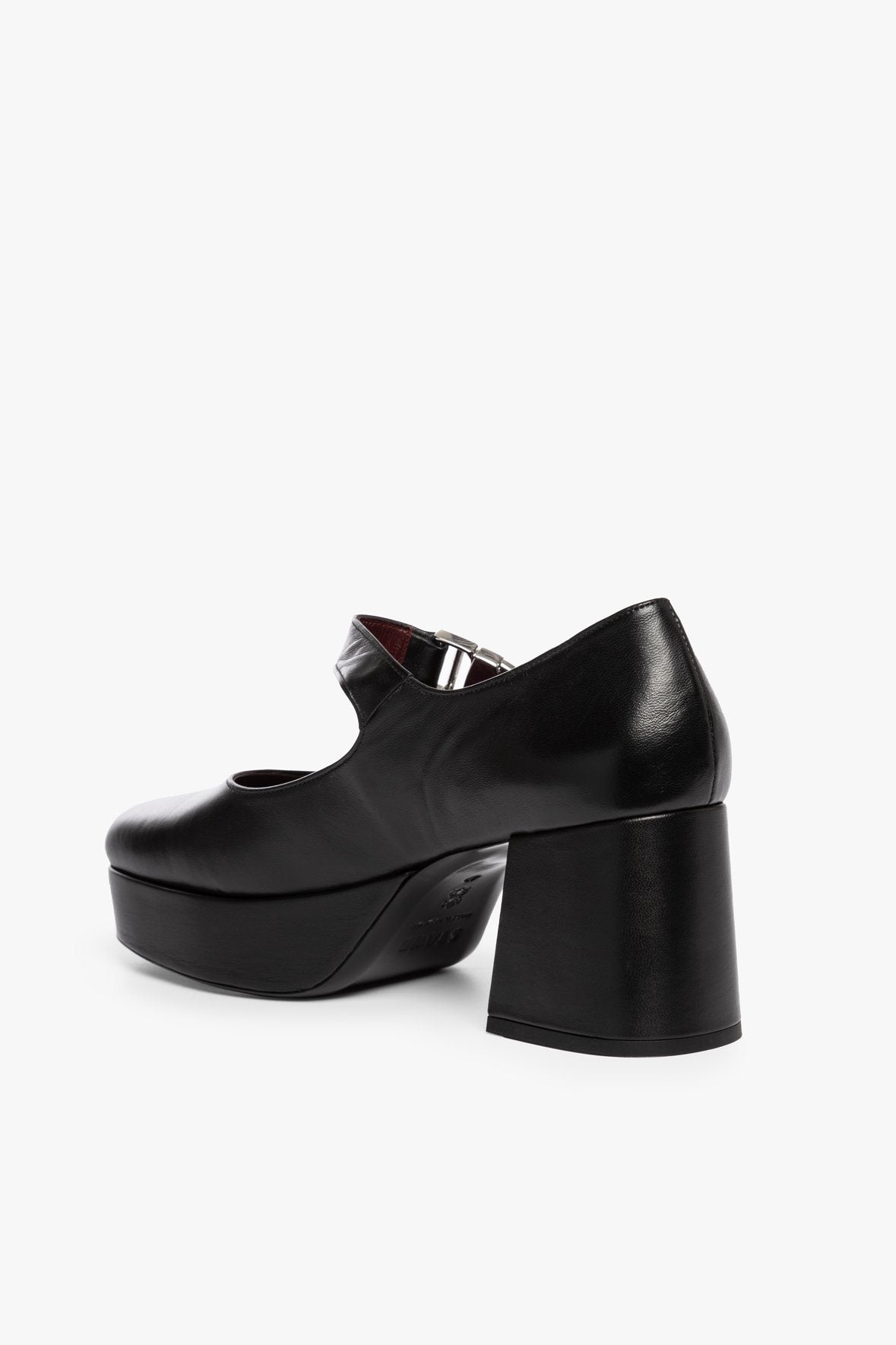 Image OZZY BUCKLE PLATFORM | BLACK 4 of 7 and Clicking this image will trigger a zoom pop-up