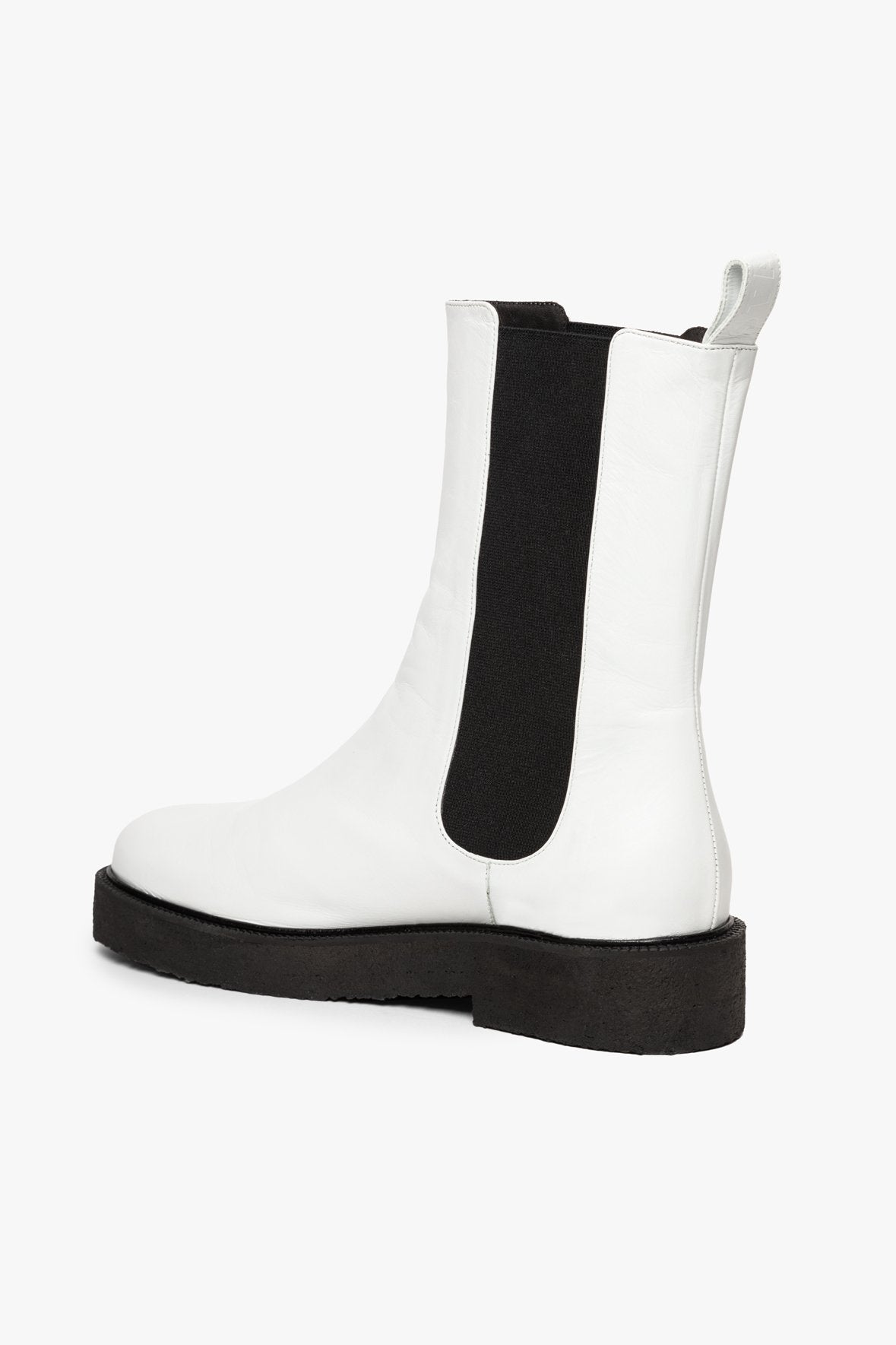 Image PALAMINO BOOT | WHITE BLACK 4 of 7 and Clicking this image will trigger a zoom pop-up