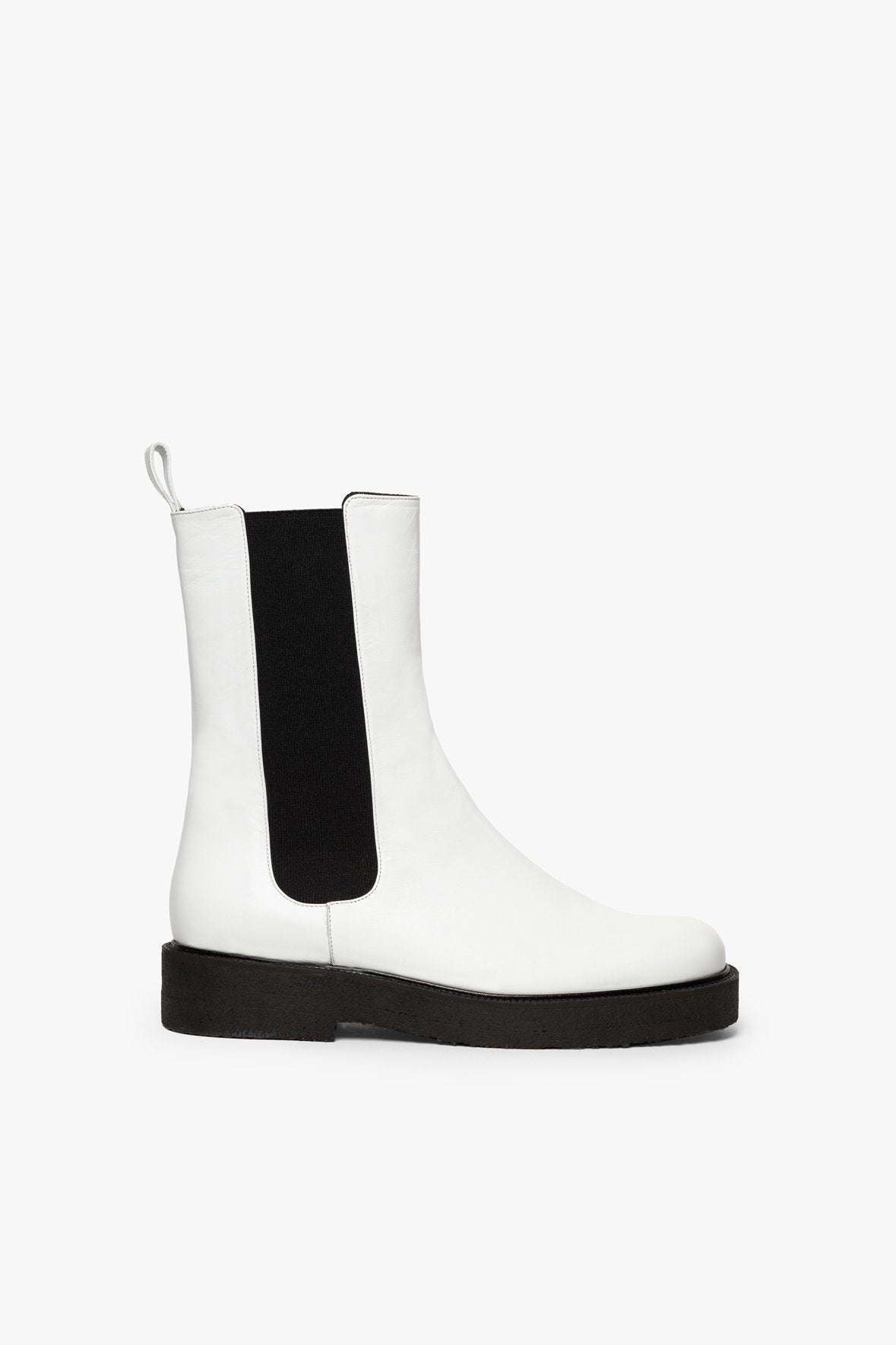 Image PALAMINO BOOT | WHITE BLACK 3 of 7 and Clicking this image will trigger a zoom pop-up