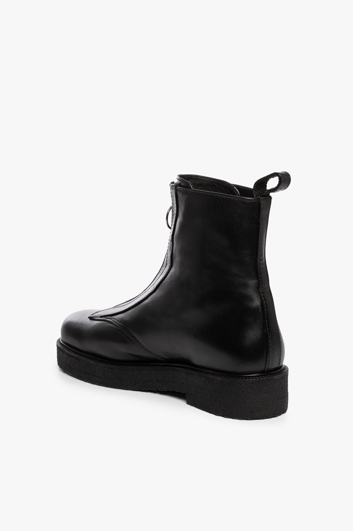 Image PALERMO ANKLE ZIP BOOT | BLACK 3 of 6 and Clicking this image will trigger a zoom pop-up