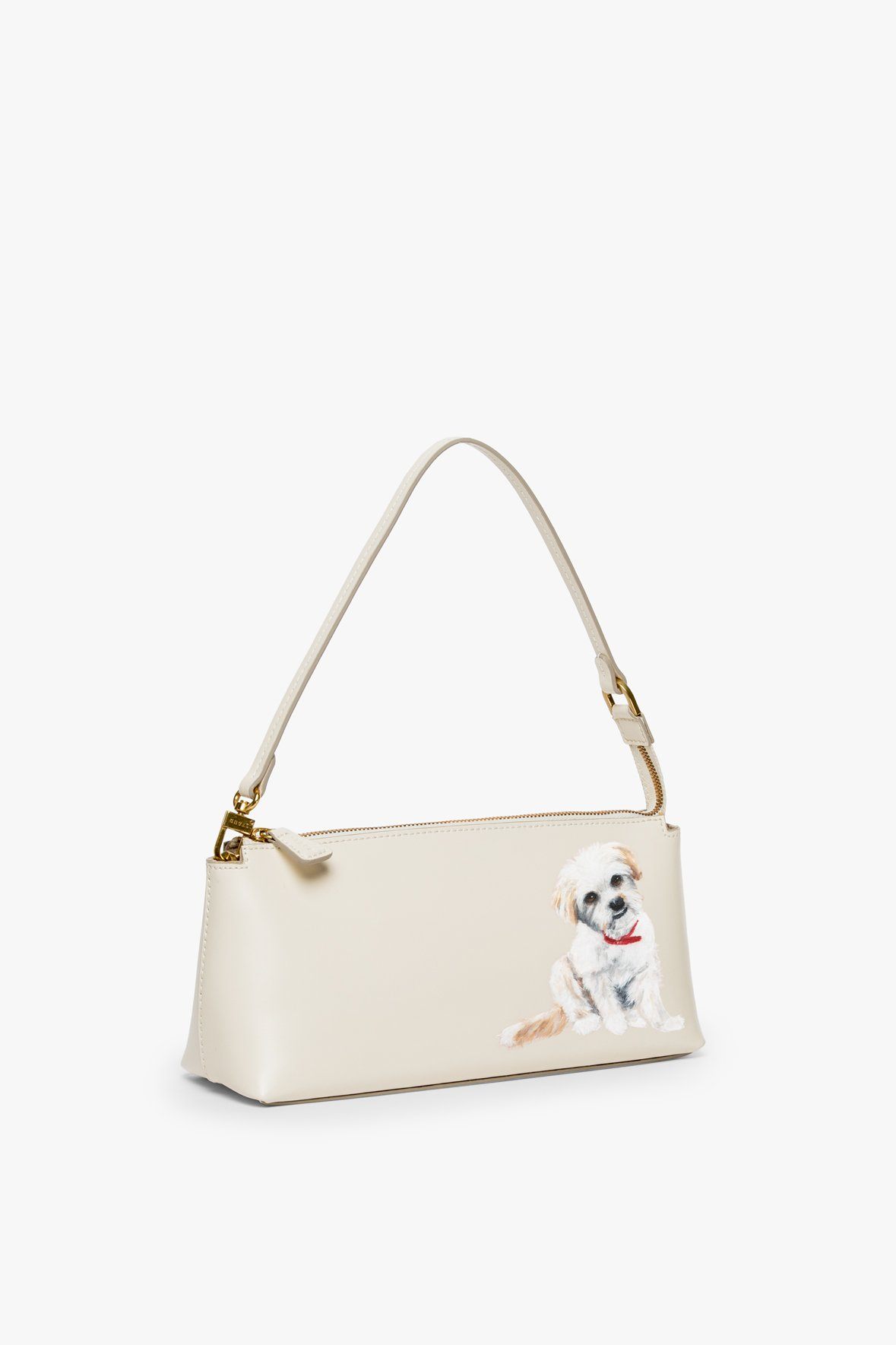 Image CUSTOM KAIA SHOULDER BAG | CREAM 3 of 8 and Clicking this image will trigger a zoom pop-up