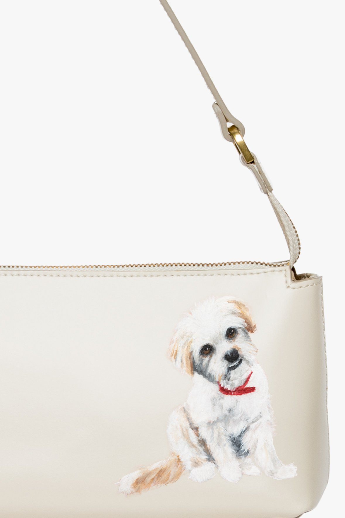 Image CUSTOM KAIA SHOULDER BAG | CREAM 7 of 8 and Clicking this image will trigger a zoom pop-up