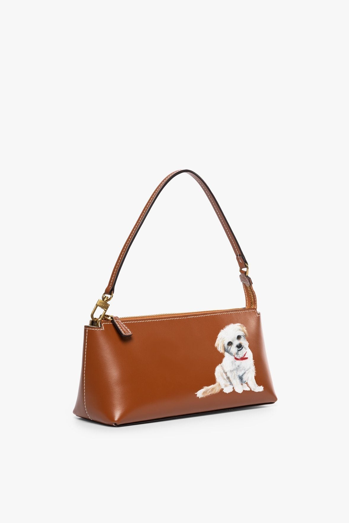 Image CUSTOM KAIA SHOULDER BAG | TAN 3 of 8 and Clicking this image will trigger a zoom pop-up