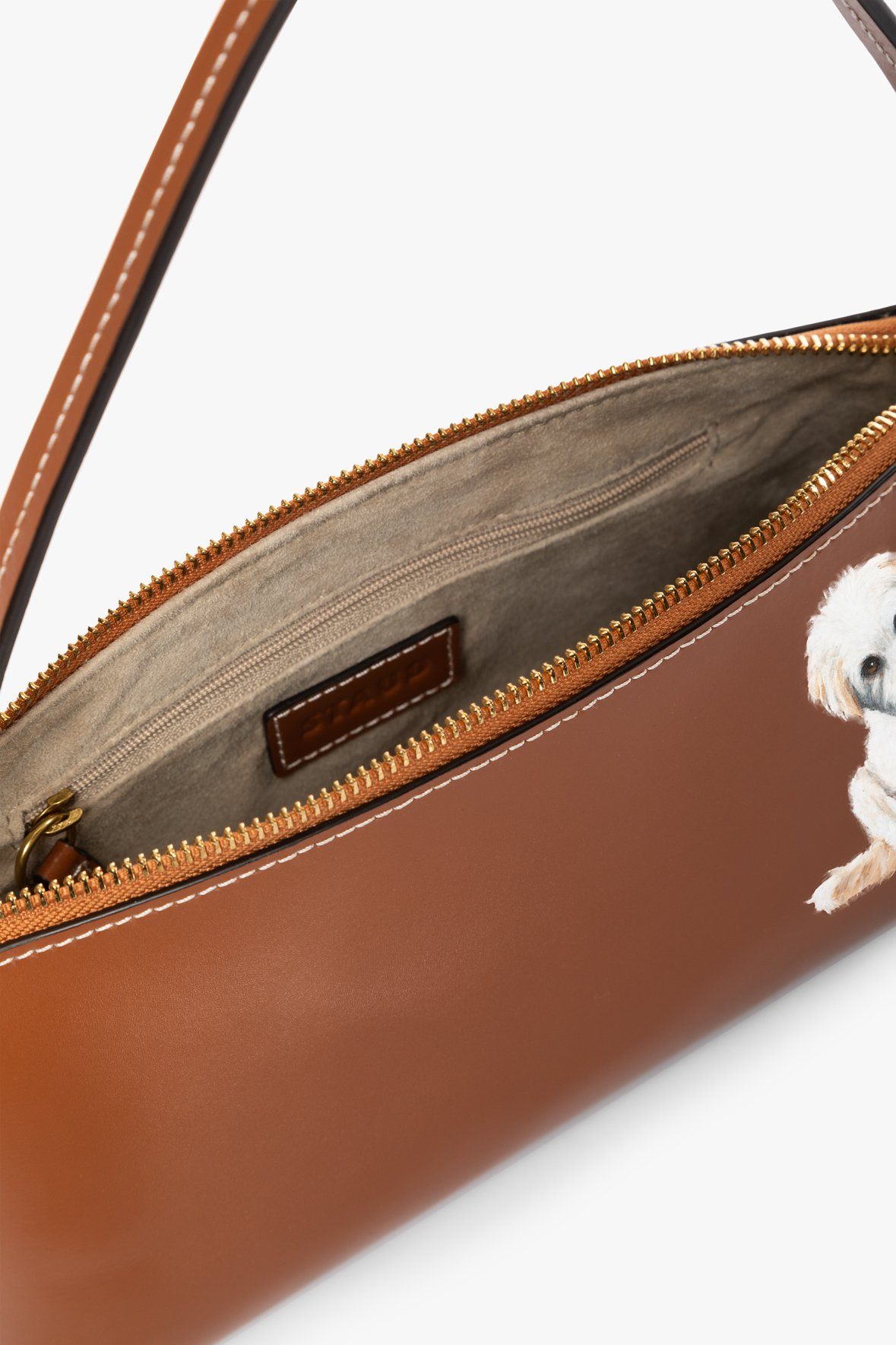 Image CUSTOM KAIA SHOULDER BAG | TAN 6 of 8 and Clicking this image will trigger a zoom pop-up