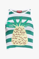 Image PLAYA TOP | CABANA STRIPE CLOVER 7 of 7