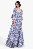 Image PLUMERIA DRESS | CHINA BLUE TOILE 3 of 8