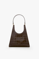 Image REY BAG | BROWN CROC EMBOSSED 1 of 7