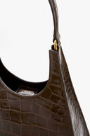 Image REY BAG | BROWN CROC EMBOSSED 3 of 7