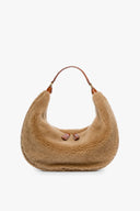 Image SASHA SHEARLING BAG | NATURAL TAN 1 of 7