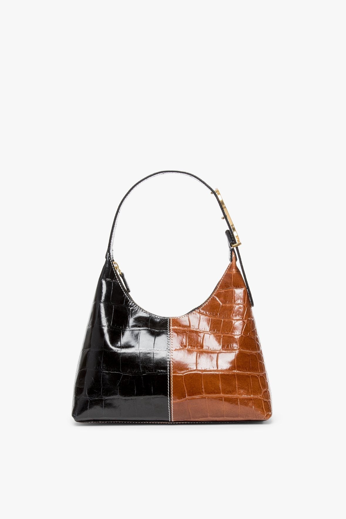 Image SCOTTY BAG | BLACK SADDLE CROC EMBOSSED 3 of 7 and Clicking this image will trigger a zoom pop-up