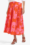 Image SEA SKIRT | RED HIBISCUS 3 of 6