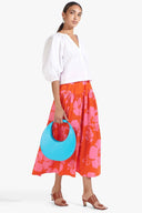 Image SEA SKIRT | RED HIBISCUS 2 of 6