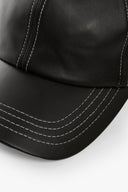 Image SEASIDE HAT | BLACK VEGAN LEATHER 7 of 7